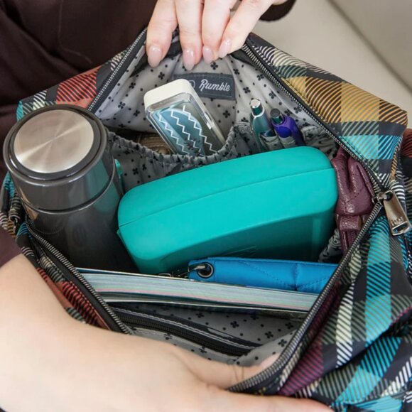 NWT Lug Rumble Quilted Satchel Bag with Crossbody Strap - Picture 6 of 15